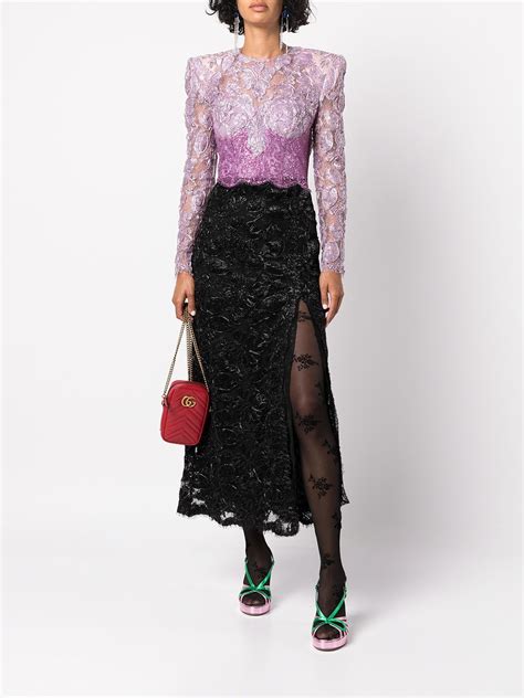 vestito cerimonia gucci|gucci long sleeve lace dress.